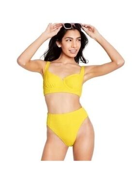Stoney Clover Lane Yellow Bikini Set